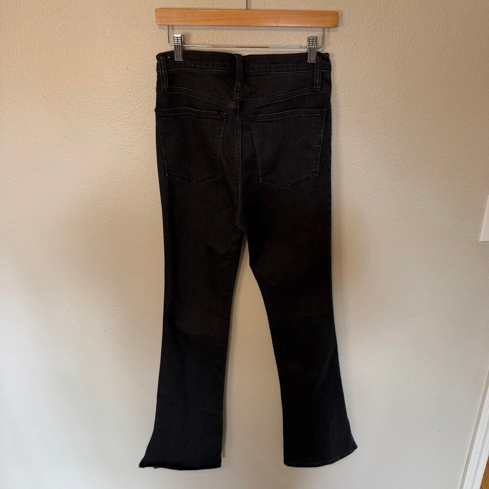 Madewell Roadtripper Skinny Flare Black Jeans Size 27 - Picture 4 of 6